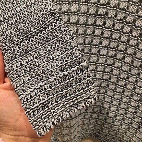 Helmut Lang Gray Luminous cord v neck sweater Sm - Picture 6 of 11